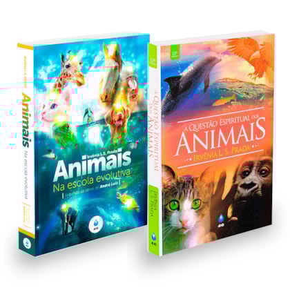 A Questão Espiritual Dos Animais E Animais Na Escola Evolutiva Kit Com 2 Livros