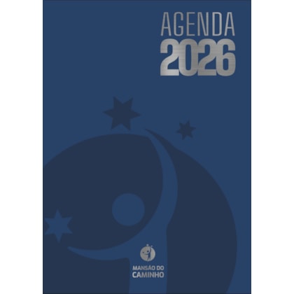 Agenda Azul Institucional da Mansão do Caminho 2026 - Capa Dura
