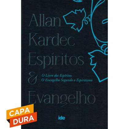 Allan Kardec - Livro dos Espíritos e O Evangelho Segundo o Espiritismo (Capa Dura)