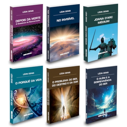 Coleção Leon Denis - 6 livros