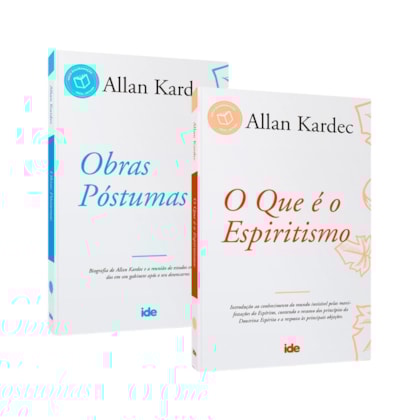 Kit 02 livros Allan Kardec:Obras Póstumas+O Que é o Espiritismo|IDE Editora