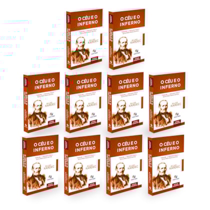 Kit 10 O Céu e o Inferno - Letras Gigantes
