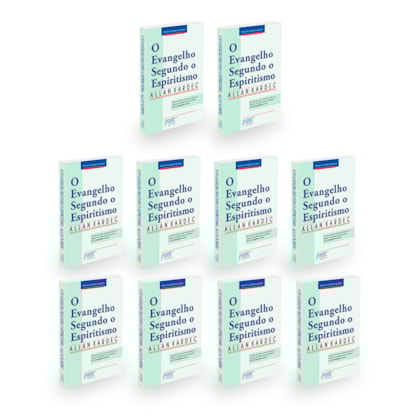 Kit 10 O Evangelho Segundo O Espiritismo (O) - Normal