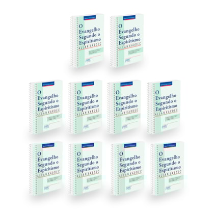 Kit 10 O Evangelho Segundo O Espiritismo (O) - Normal Espiral
