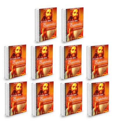 Kit 10 O Livro Dos Espíritos Espiral - 10 Livros
