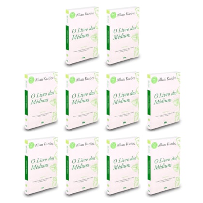 Kit 10 O Livro Dos Médiuns - 10 Livros