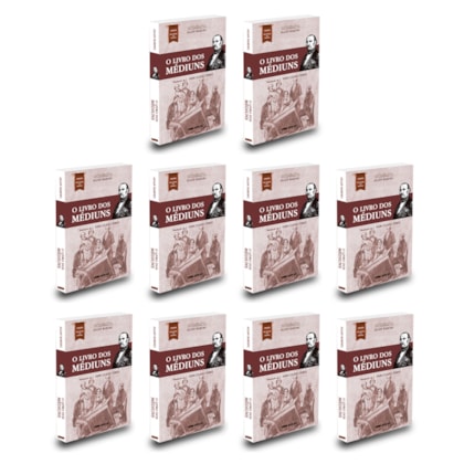 Kit 10 O Livro Dos Médiuns - 10 Livros