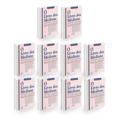 Kit 10 O Livro dos Médiuns - Normal Espiral