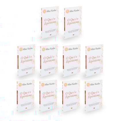 Kit 10 O Que é o Espiritismo - Normal 14 X 21