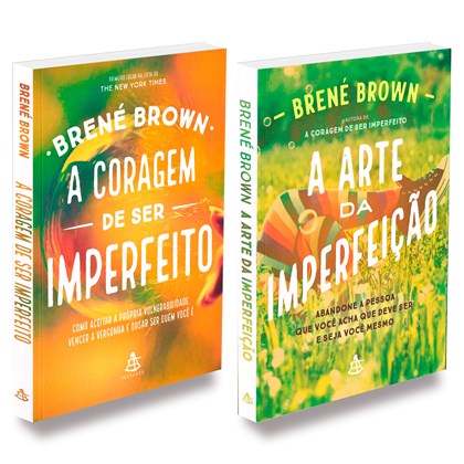 Kit 2 Livros Brené Brown a Coragem + a Arte da Imperfeição