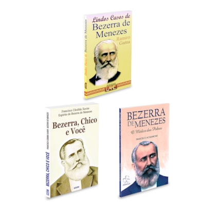 Kit 3 Livros Bezerra de Menezes - Amor que Cura, Fé que Transforma