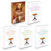Kit 5 livros - Entenda Jesus - Livro dos Espiritos + Vivendo a Doutrina Espirita, vol 1,2,3 e 4