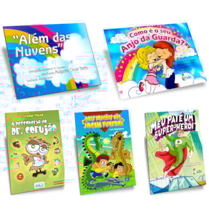 Kit 5 livros Infantil