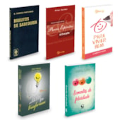 Kit 5 Livros Minutos de Sabedoria - Para Viver Bem - Ideias que transformam e Preces