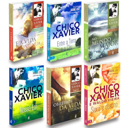 Kit-6 Livros de André Luiz Psicografados por Chico