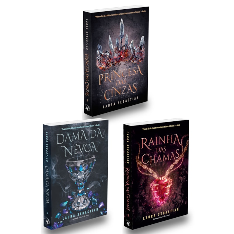 Kit A Rainha Vermelha-5 livros+Box Princesa Das Cinzas - Boa Nova
