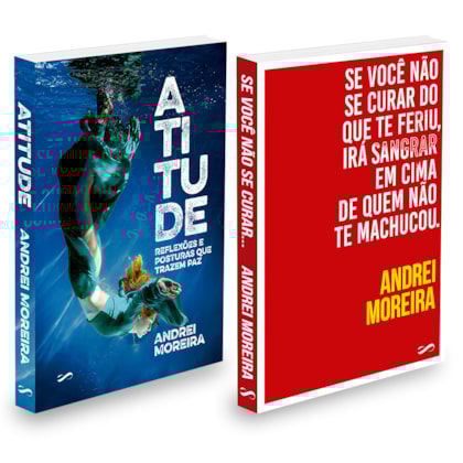 Kit Atitude + Se Você Não Se Curar do Que Te Feriu, Irá Sangrar em Cima de Quem Não Te Machucou