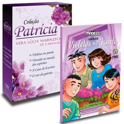 Kit Box Patrícia + Turma Da Mônica Jovem Conhece Violetas Na Janela