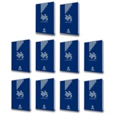 Kit com 10 Agendas Azul Mansão do Caminho 2025 - Capa Dura Kit com 10 Agendas Azul Mansão do Caminho 2025 - Capa Dura