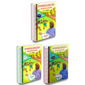 Kit Evangelização Infanto-Juvenil -A/B/C-de 7 a 9 Anos-3 Livros
