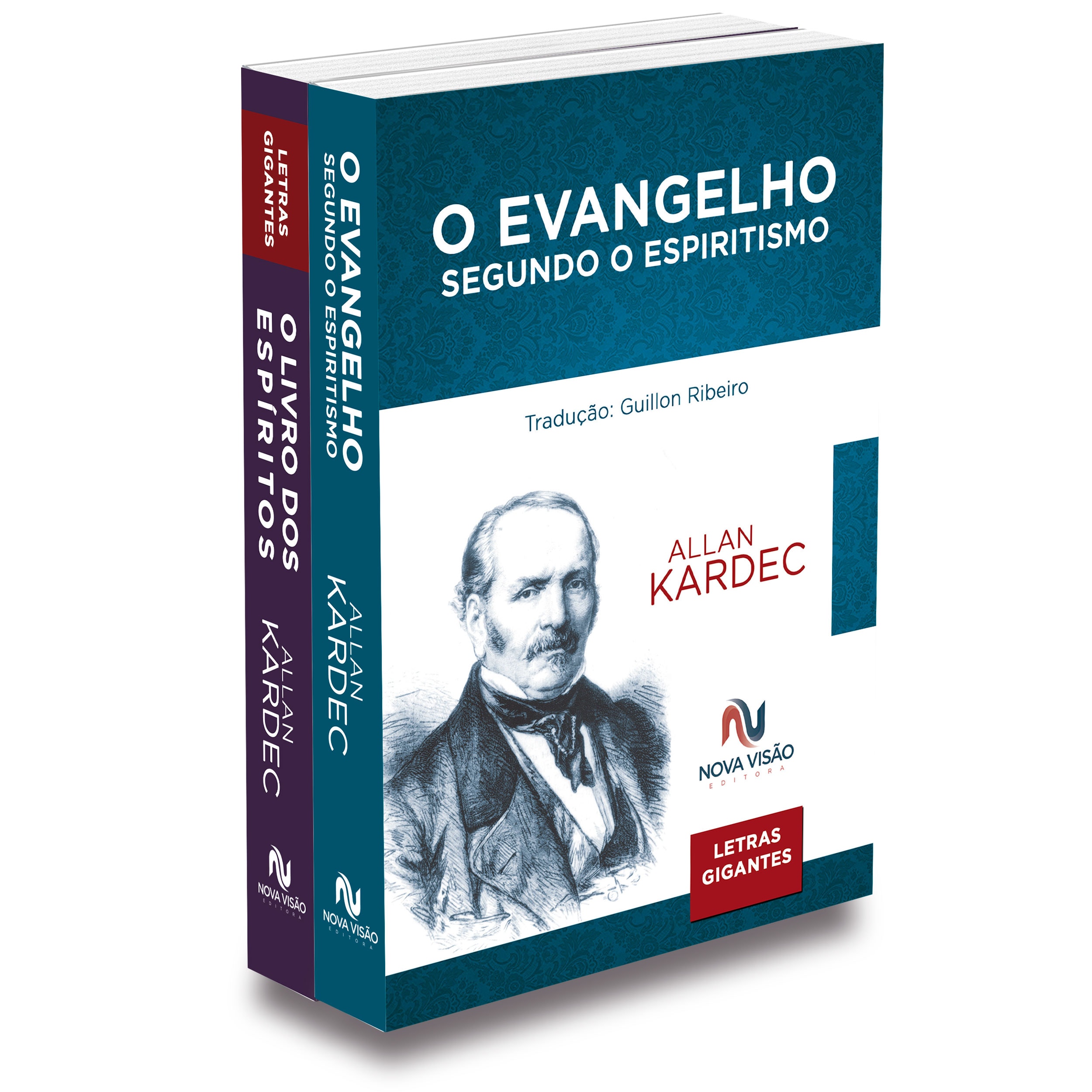 Kit O Evangelho Segundo O Espiritismo + O Livro Dos Espíritos - Letras ...