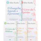 Kit Obras Básicas Com 05 Livros Allan Kardec - 14x21 - Instituto De Difusão - Ide Editora