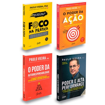 Kit Paulo Vieira - Os Livros que vão Mudar sua Vida - 4 Livros