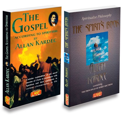 Kit The Gospel According To Spiritism+The Spirit's Book - Evangelho+Livro dos Espiritos em Inglês
