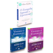 Kit Vivendo o Evangelho vol.1 e 2 + Evangelho Segundo o Espiritismo