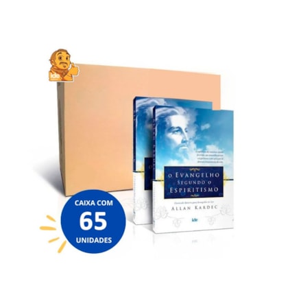 O Evangelho Segundo o Espiritismo - Edição Econômica - Caixa Com 65 Exemplares