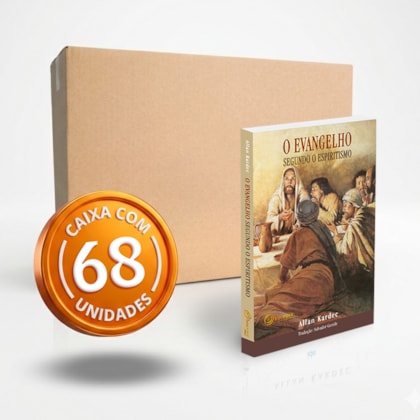 O Evangelho Segundo o Espiritismo - Edição Econômica - Caixa Com 68 Exemplares
