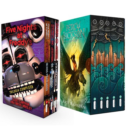 Percy Jacksons + Five Nights - Kit 2 Boxes