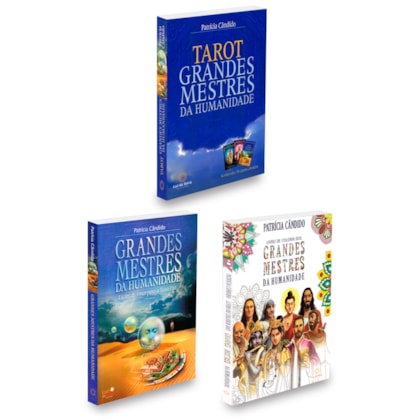 Trilogia Grandes Mestres da Humanidade ,taro,livro e livro de colorir