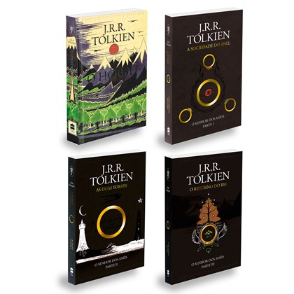 Trilogia O Senhor dos Anéis em Capa Dura + O Hobbit Capa Dura
